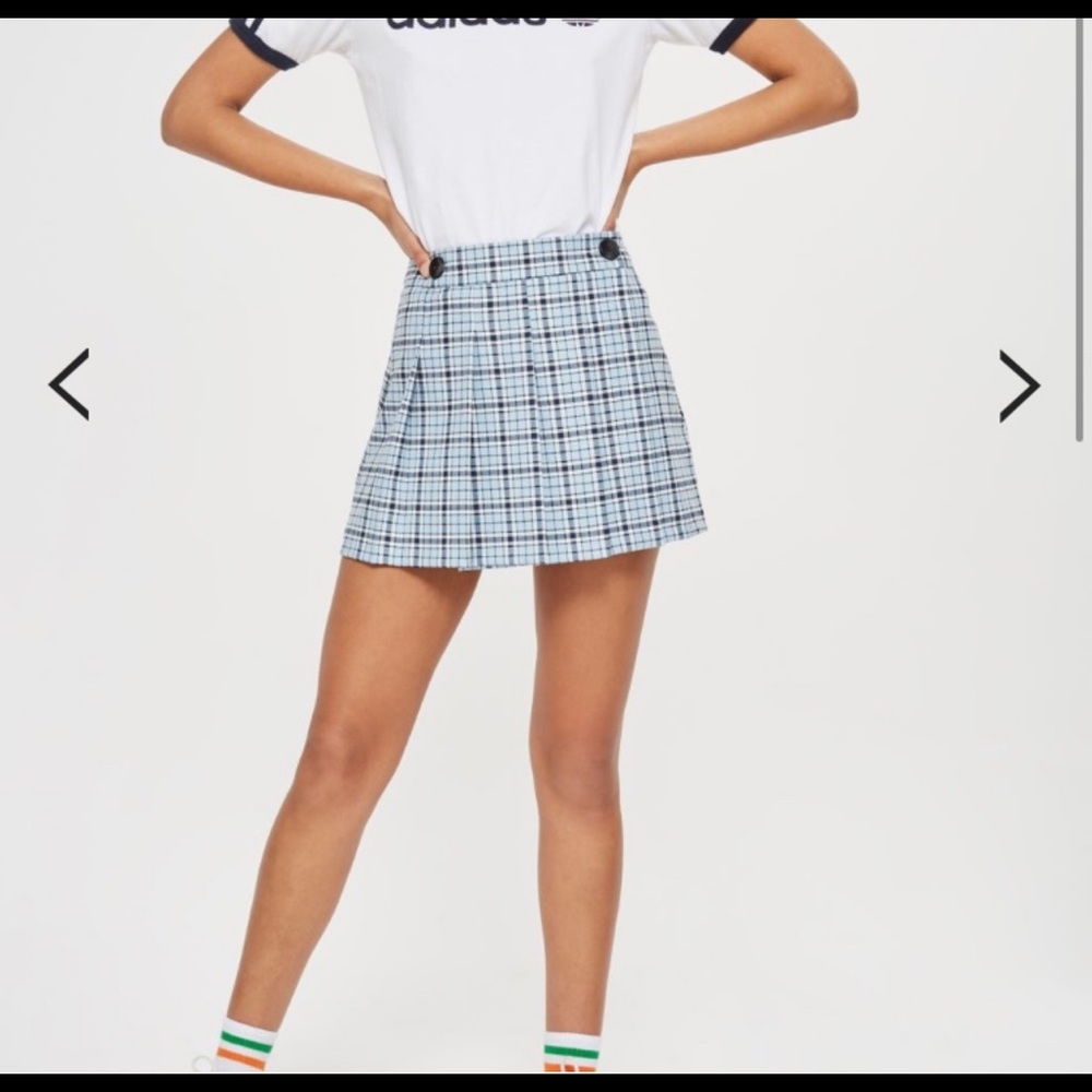 Top shop schoolgirl plaid skirt